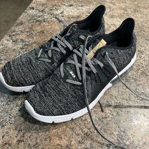 Puma Black and White Knit Sneakers